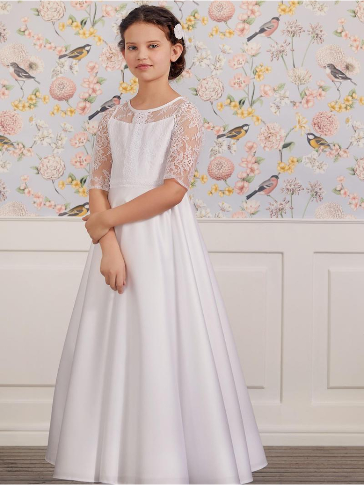 LILLY 08-1106-WH Robe de Communion main product photo