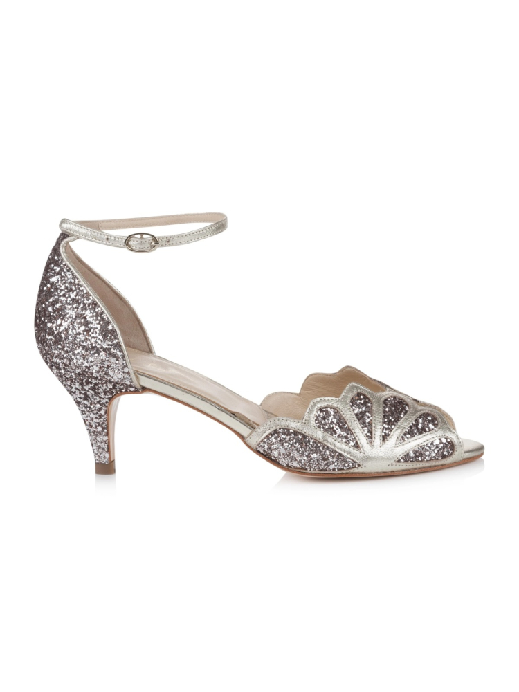 Rachel Simpson Isadora Quartz Chaussures de mariée main product photo