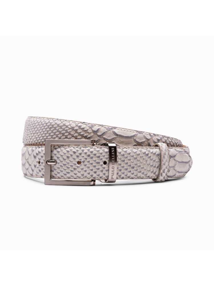 Paulo Bellini Anaconda Ceinture Homme Taupe main product photo