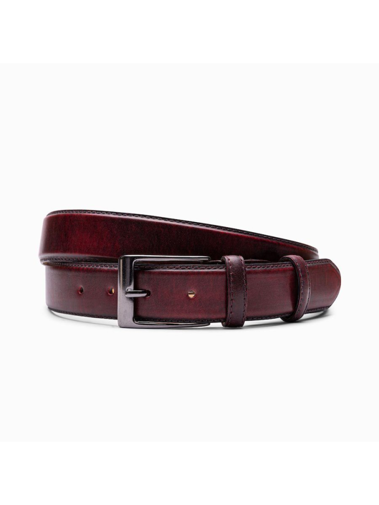 Paulo Bellini Fasano Ceinture Homme Bordeaux main product photo