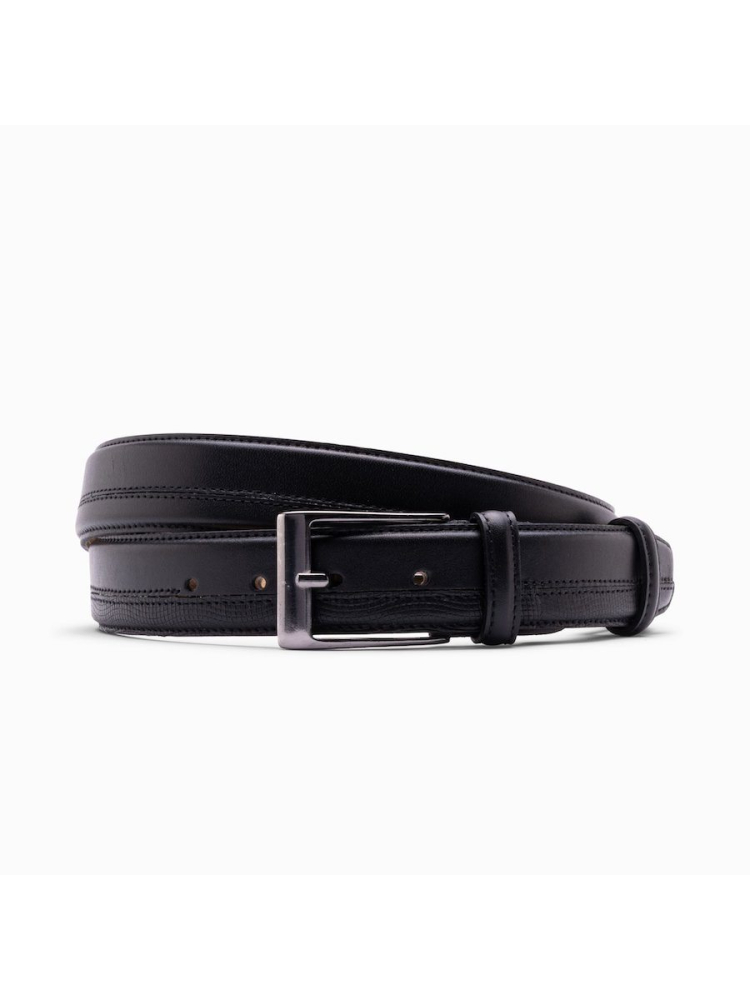 Paulo Bellini Fasano Ceinture Homme Cuir Noir main product photo