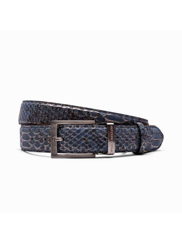 Paulo Bellini Fasano Ceinture Homme Navy main product photo