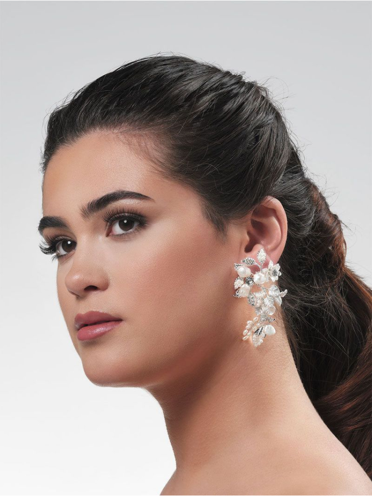 Poirier NC-1325 Boucles d'Oreille Argent main product photo