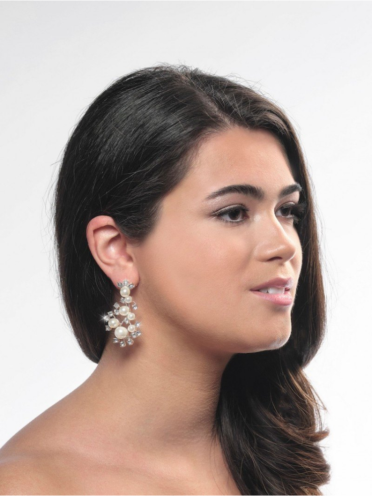 Poirier NC-1338 Boucles d'Oreilles Argent main product photo