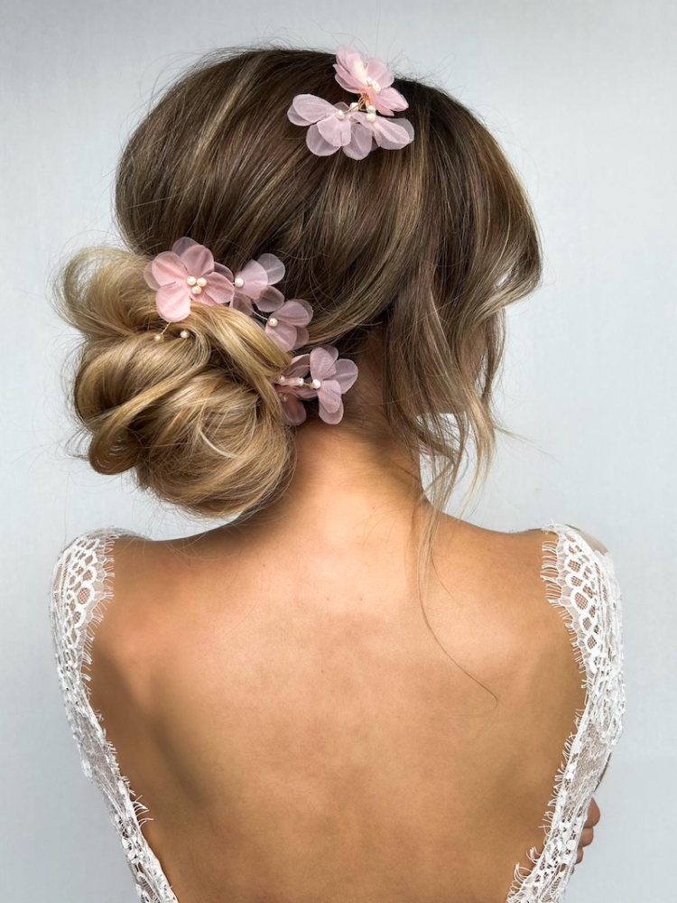 Sally Jane Bridal Rose Épingles à Cheveux Or main product photo