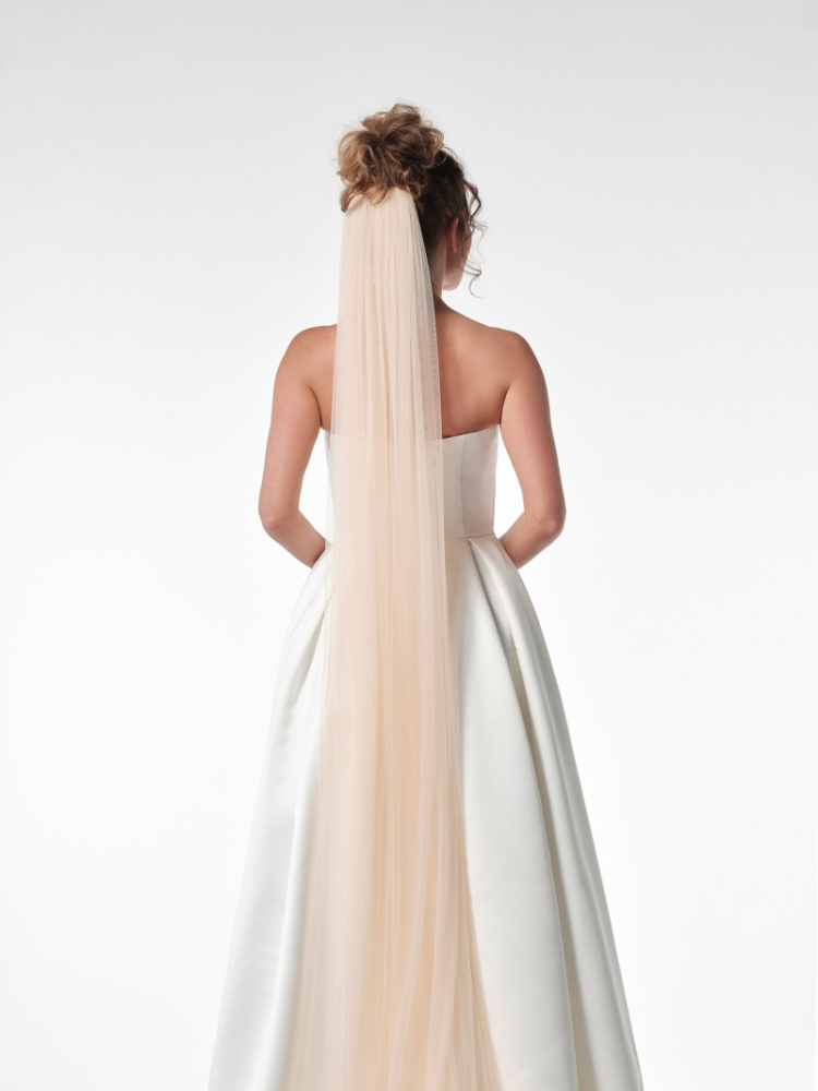 Poirier Voile S12-300-1-SOFT-Peach - 300 cm main product photo