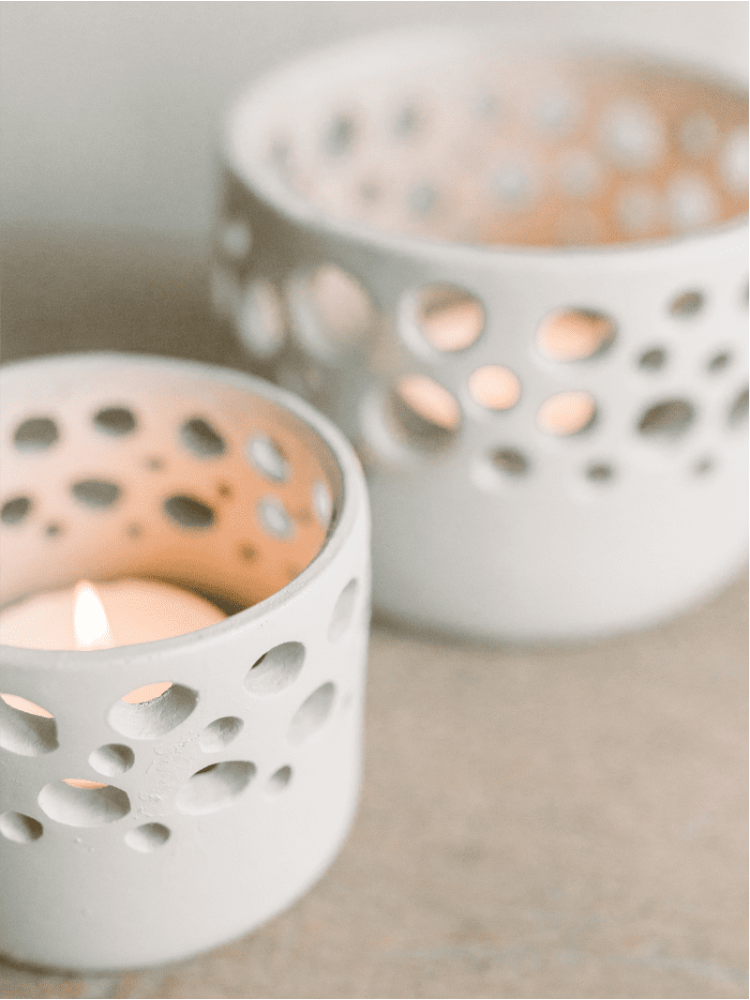 Leeff 18261 Timor L Porte-Bougies Naturel main product photo