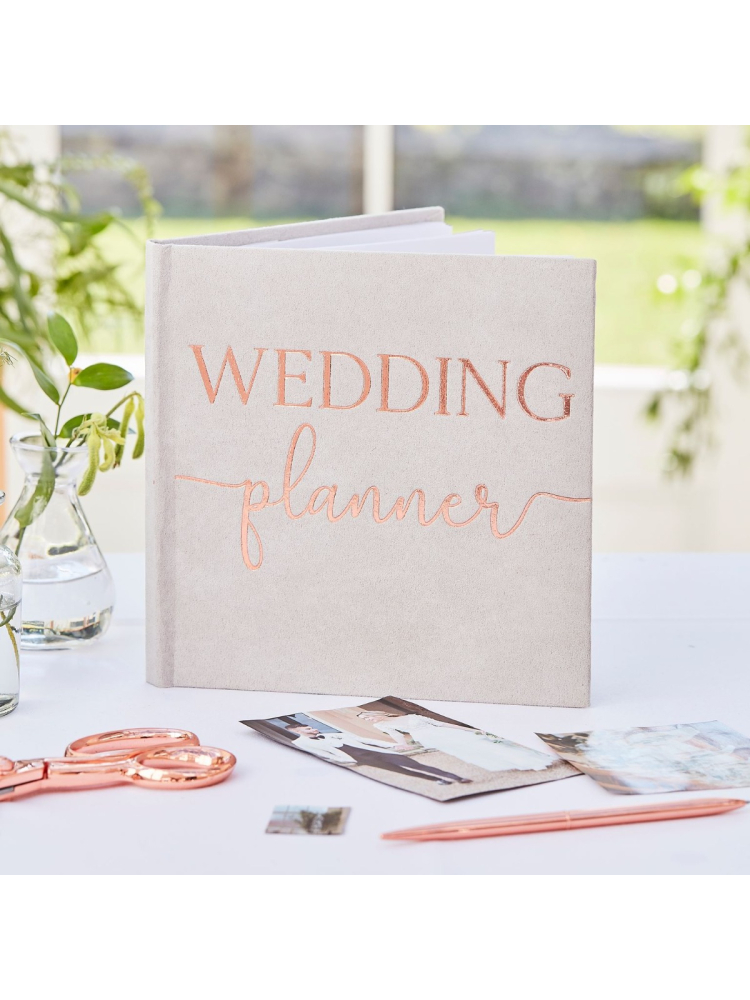 Ginger Ray BR-311 Botanical Wedding Planificateur de Mariage en Daim main product photo