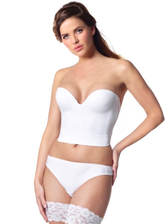 Poirier 206 Bustier Blanc main product photo