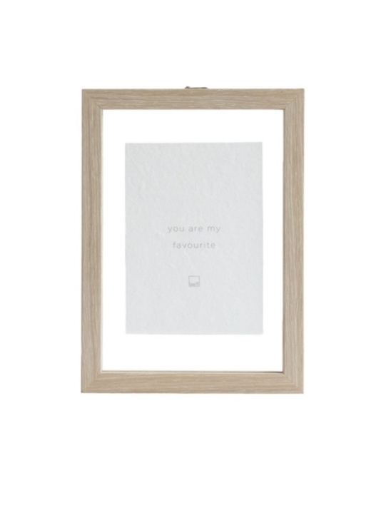 Leeff 18506 Photo Frame Philou A5 - You are my favourite Natural main product photo