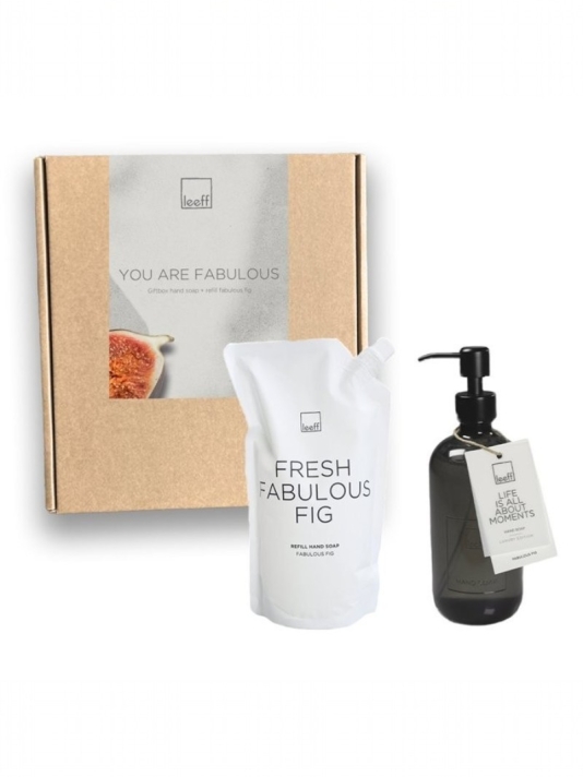 Coffret Leeff Fabulous Fig — Savon mains et recharge main product photo