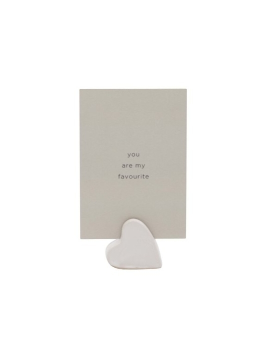 Leeff 18874 Claire - porte-carte cœur naturel main product photo