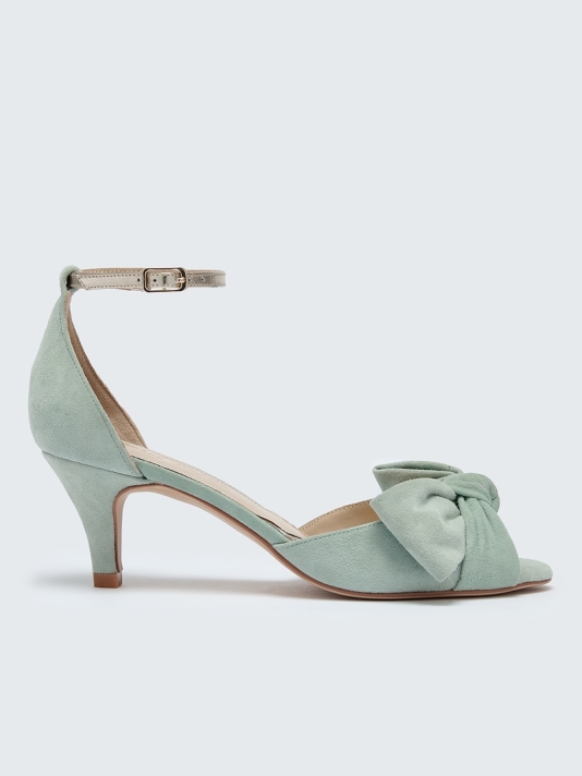 Rachel Simpson Margot Chaussures de Mariée Vert Menthe main product photo
