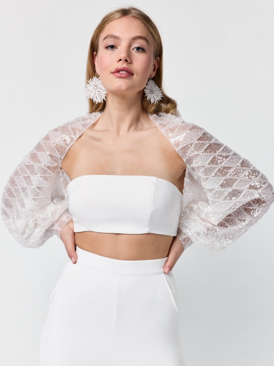 Poirier ST-75324 Étole | Paillettes main product photo