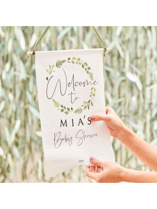Ginger Ray BAB-110 Botanical Baby Signe de Bienvenue main product photo