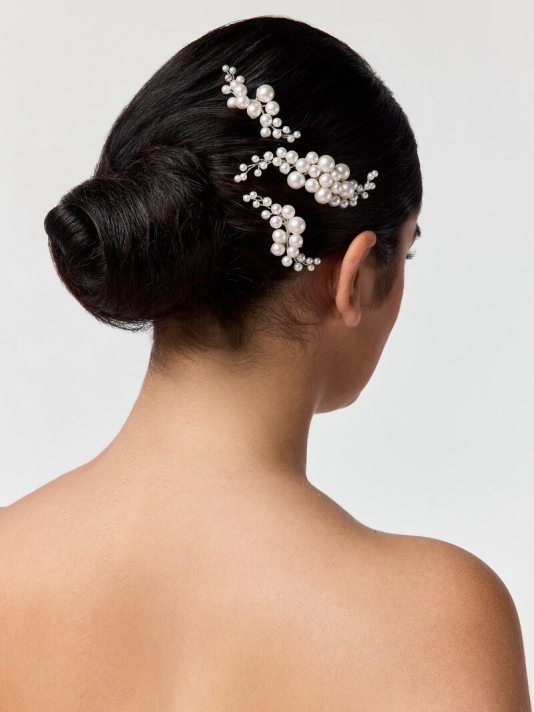 Poirier Épingles cheveux BB-75018 Doré main product photo