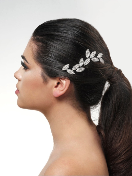 Poirier BB-466 Peigne cheveux Argent  main product photo