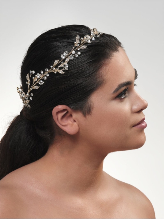 Poirier BB-671 Bandeau de cheveux Or  main product photo