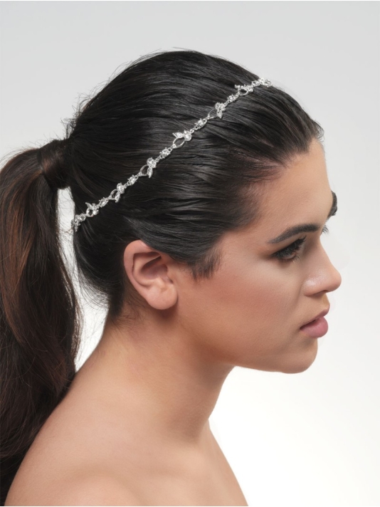 Poirier BB-736 Bandeau de cheveux Argent main product photo