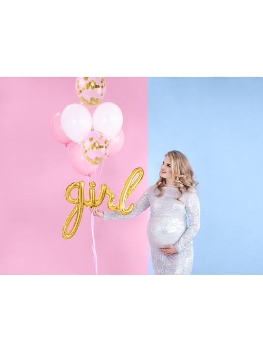 Ballon d'aluminium Girl Or main product photo