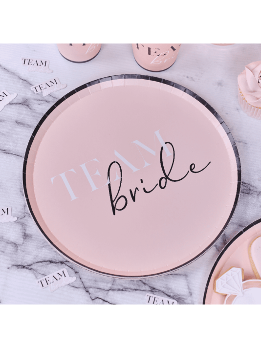 Ginger Ray TH-102 Team Bride Assiettes main product photo