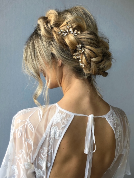 Sally Jane Bridal Esther Épingles à Cheveux Or main product photo