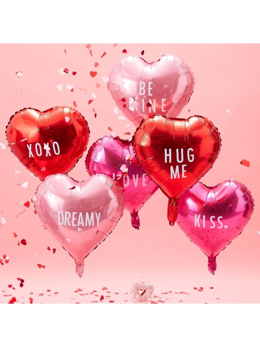 Ginger Ray VA-903 Be My Valentine Ballons main product photo