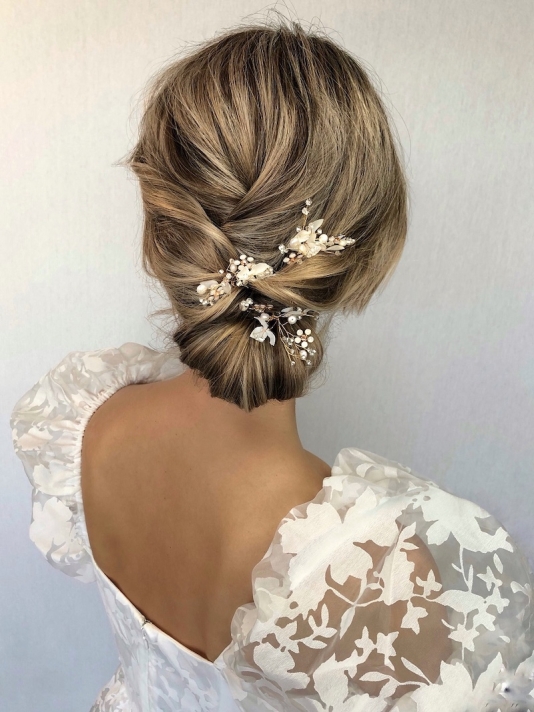 Sally Jane Bridal Ilja Épingles à Cheveux Argent main product photo