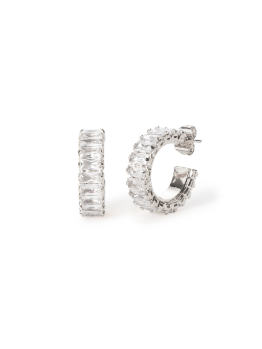 Abrazi Lauren Boucles d'Oreilles Argent main product photo