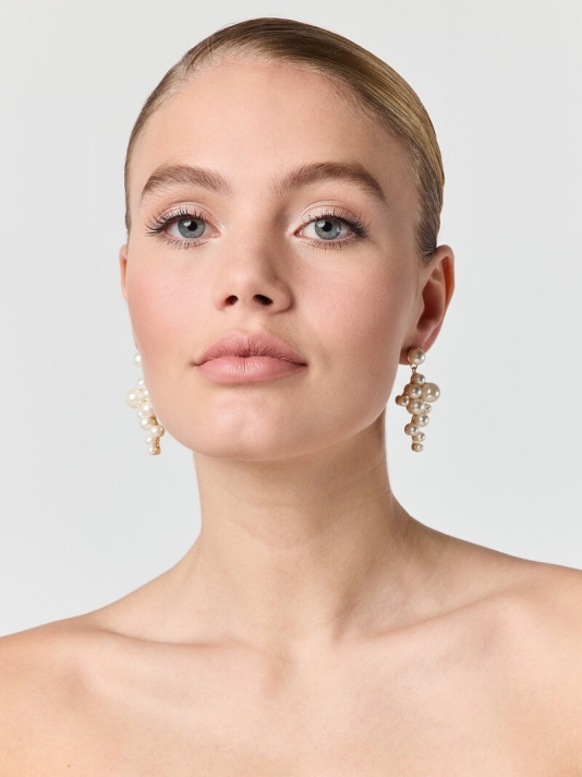 Poirier JE-75208 Boucles d'oreilles dorées main product photo