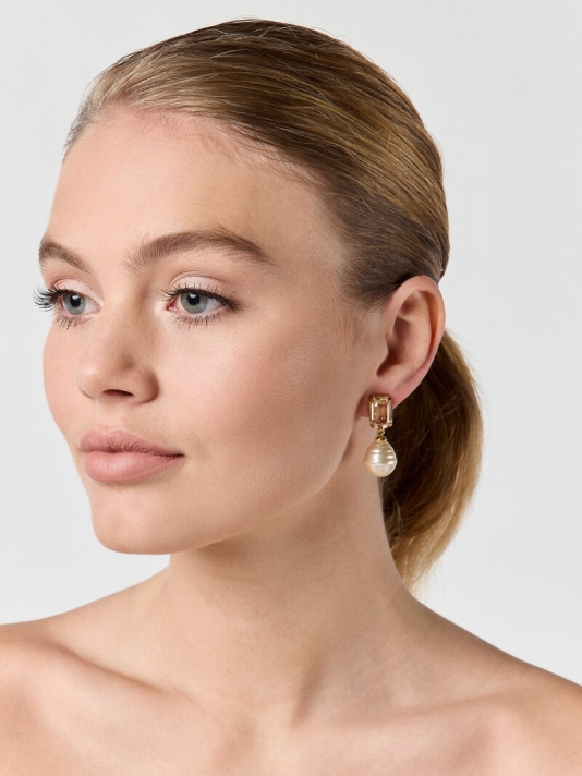 Poirier Boucles d'oreilles JE-75231 Argenté main product photo