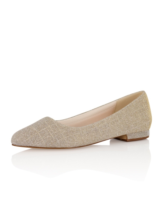 Rainbow Club Lauri Chaussures Mariage Dorées main product photo