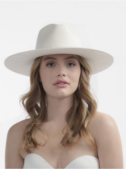 Poirier HT-301-Off White Chapeau main product photo