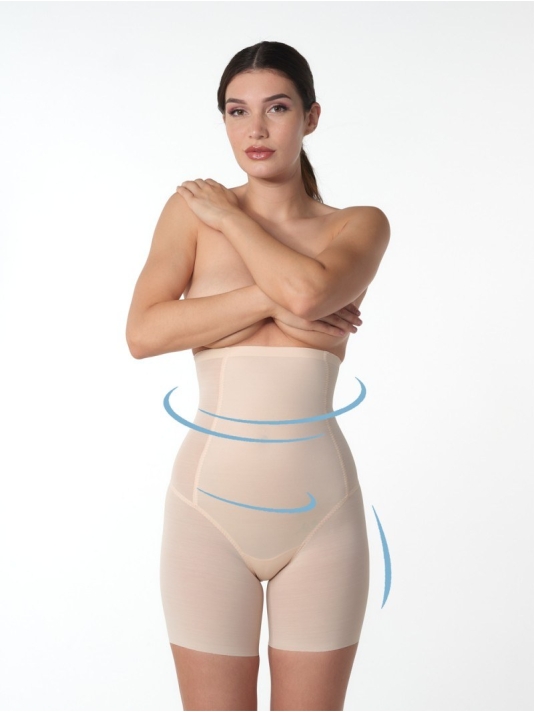 Poirier MP-50 High Waist Control Short Blush main product photo
