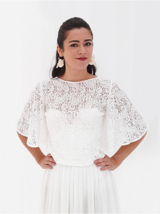 Poirier T-130 Top Dentelle main product photo