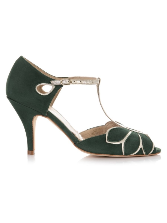Rachel Simpson Mimosa Chaussures Mariage Vert main product photo