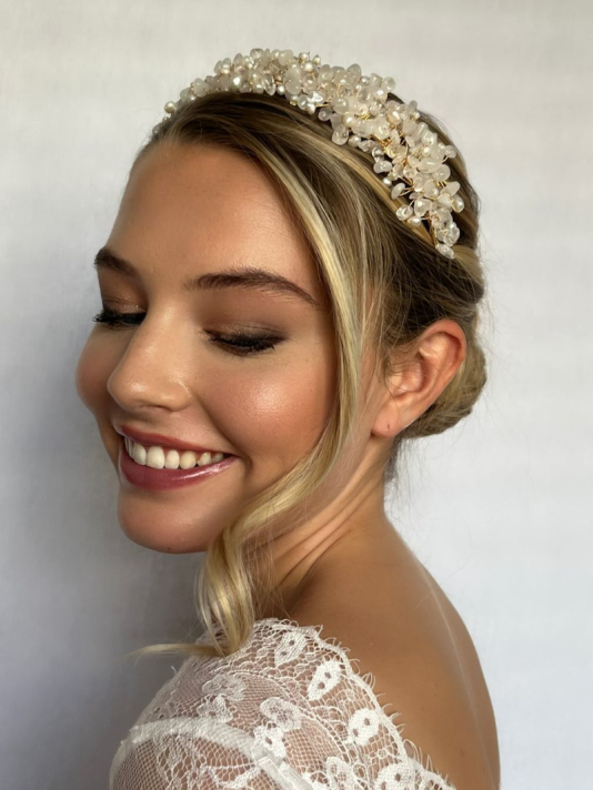 Sally Jane Bridal Selena Tiara Or main product photo