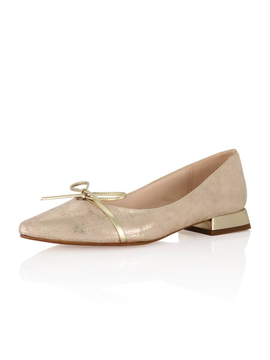 Fiarucci Bridal Shari Chaussures Mariage Dorées main product photo