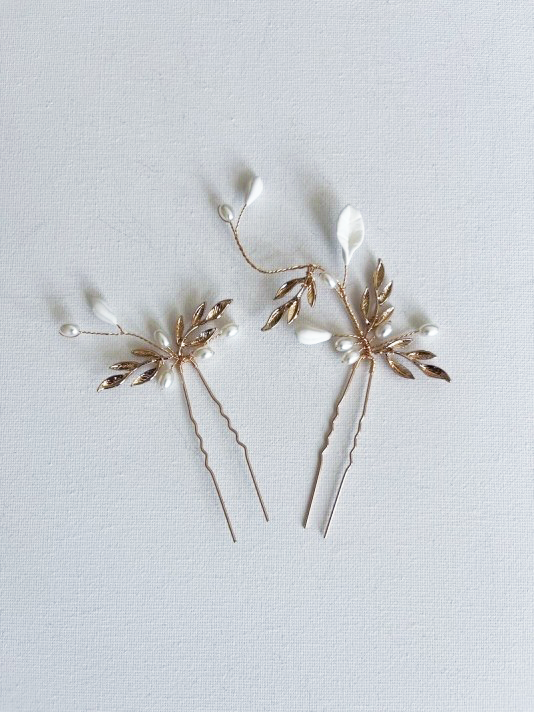 Molly Épingles cheveux Doré main product photo